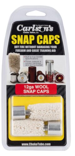 Carlson's Choke Tubes 00105 Snap Cap  12 Gauge Wool/Aluminum Base