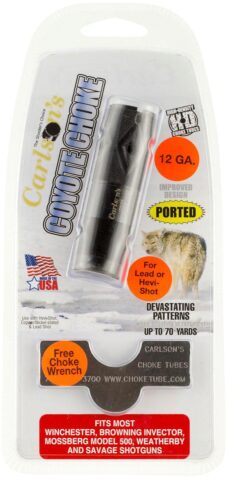 Carlson's Choke Tubes 30040 Coyote  12 Gauge Ported 17-4 Stainles