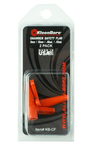 KleenBore KB-CF Chamber Flag  Orange 4.30 Long 2 Pack
