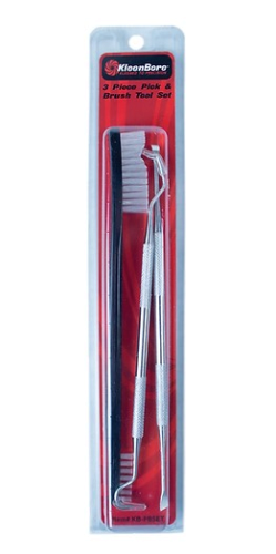 KleenBore KB-PBSET 3-Piece Pick & Brush Tool Set