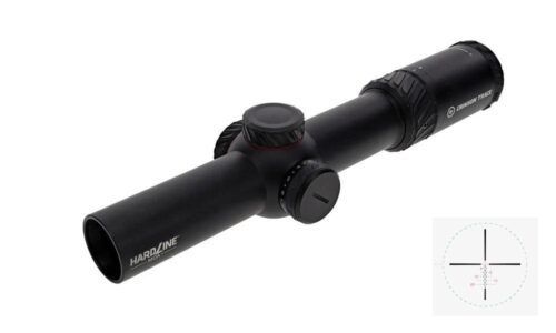 Crimson Trace 013002401 Hardline  Black Anodized 1-6x24mm 34mm Tu