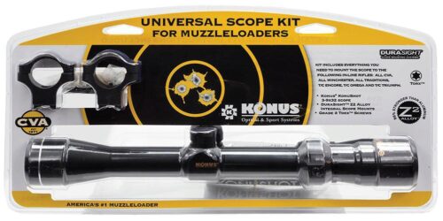 CVA AA2002 Knous KonuShot Muzzleloader Scope Kit Black Matte Blac