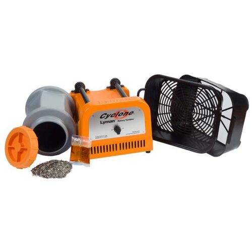 Lyman 7631550 Cyclone Rotary Tumbler Orange/Blue Multi-Caliber 10
