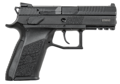 CZ-USA 01086 P-07  9mm Luger 10+1 3.75 Blued Steel Barrel, Black