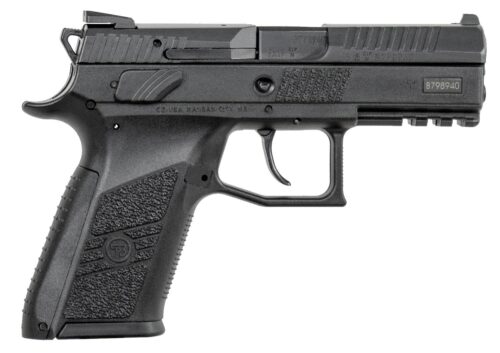 CZ-USA 91086 P-07  9mm Luger 15+1, 3.75 Blued Steel Barrel, Black