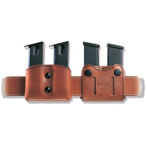 Galco DMC26 DMC Mag Carrier Double Tan Leather Belt Loop 45 ACP B