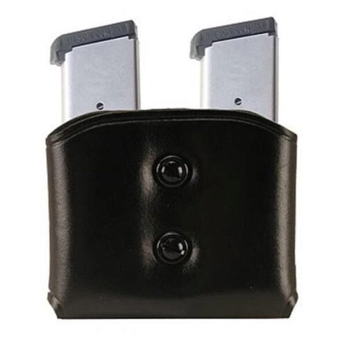 Galco DMC22B DMC Mag Carrier Double Black Leather Belt Loop Belts