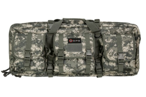 GPS Bags DRC28ACU Double Rifle Case A-TACS AU 600D Polyester w/ 2