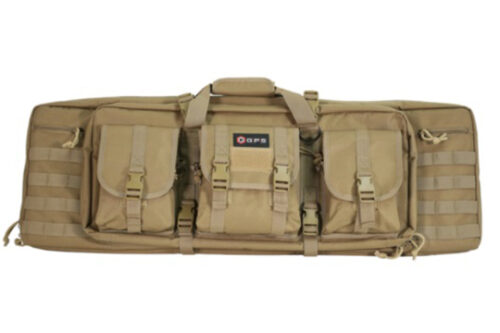 GPS Bags DRC36FDE Double Rifle Case 36 Flat Dark Earth 600D Polye