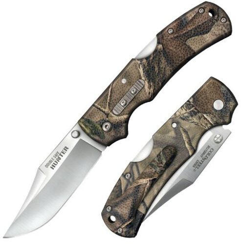 Cold Steel CS23JD Double Safe Hunter 3.50 Folding Plain 8Cr13MoV