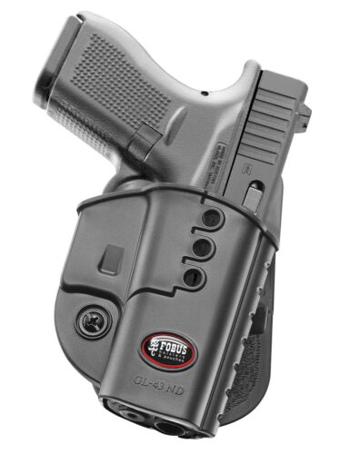 Fobus GL43NDLH Passive Retention Evolution OWB Black Polymer Padd