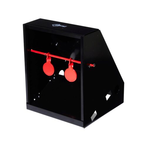 EZ-Aim 15429 Air Gun Pellet Shooting Target & Trap Red Steel Circ