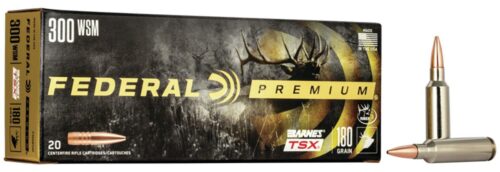 Federal P300WSMF Premium  300 WSM 180 gr Barnes TSX 20 Per Box/ 1