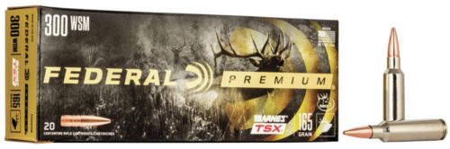 Federal P300WSMG Premium  300 WSM 165 gr Barnes TSX 20 Per Box/ 1