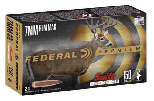 Federal P7RSS1 Premium  7mm Rem Mag 150 gr Swift Scirocco II 20 P