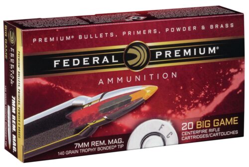 Federal P7RTT2 Premium  7mm Rem Mag 140 gr Trophy Bonded Tip 20 P