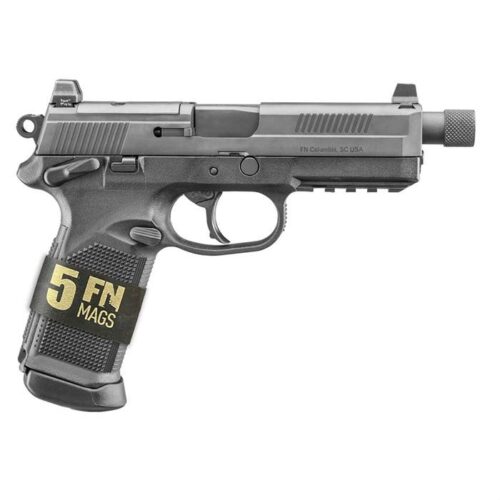 FN 66101632 FNX Tactical Bundle 45 ACP 15+1, 5.30 Black Steel Thr