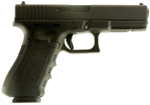 Glock UI1750203 G17 Gen3 Full Size Frame 9mm Luger 17+1 4.48 Blac
