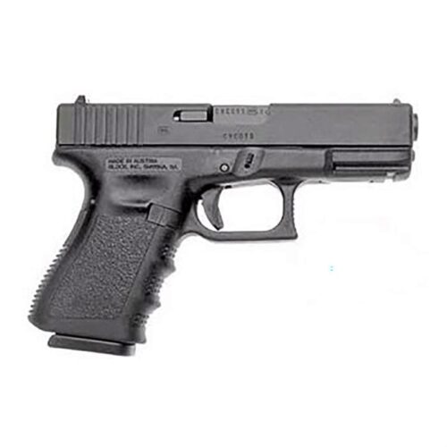 Glock UI1950201 G19 Gen3 Compact 9mm Luger 10+1 4.02 Black Steel