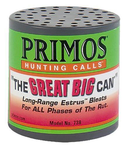 Primos 738 The Great Big Can Doe Bleat Attracts Deer Green Plasti