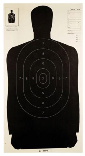 Champion Targets 40727 Law Enforcement Silhouette B-27 Hanging Pa