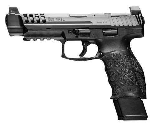 HK 81000737 VP9L  9mm Luger 5 20+1 Black Ported Slide with Optics