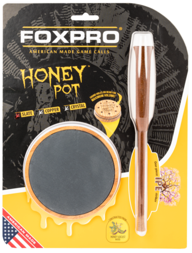 Foxpro HPSLATE Honey Pot  Friction Call Attracts Turkeys, Natural