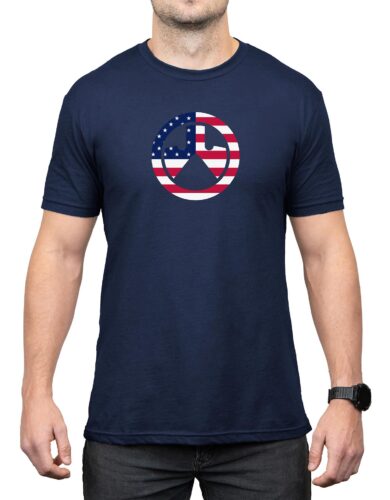 Magpul MAG1281410XL Independence Icon  Navy Cotton/Polyester Shor
