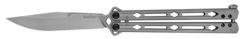 Kershaw 5150 Lucha  4.60 Butterfly Drop Point Plain Stonewashed 1