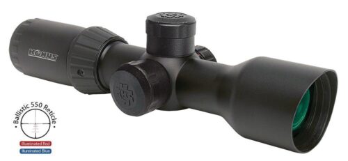 Konus 7291 KonusPro T-30 Matte Black 3-12x44mm 30mm Tube Dual Ill