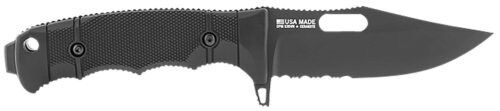 S.O.G SOG17210157 Seal FX 4.30 Fixed Clip Point Part Serrated Bla