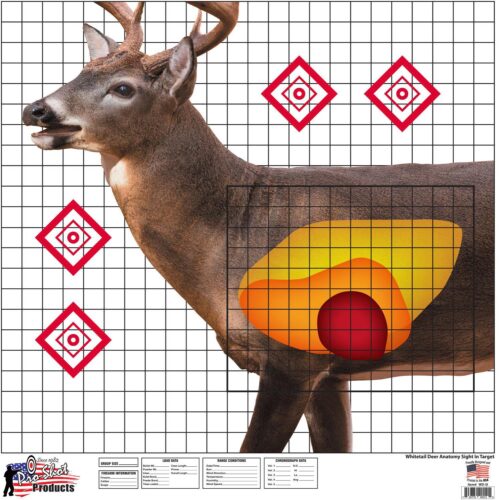 Pro-Shot WDSI5PK Whitetail Sight-In Deer Heavy Paper Hanging Univ