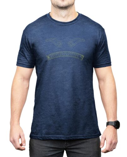 Magpul MAG1268411L Magmouth  Navy Heather Cotton/Polyester Short