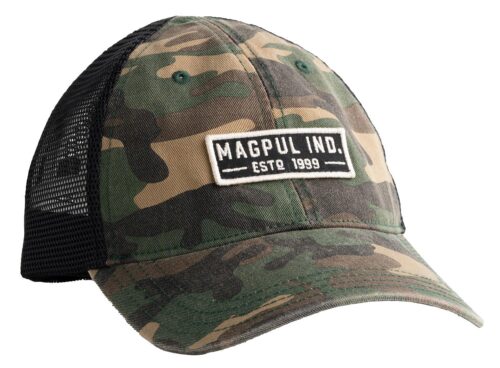 Magpul MAG1260-964 Established Garment Trucker Hat Woodland Camo
