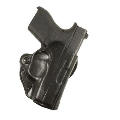 DeSantis Gunhide 019BAB6Z0 Mini Scabbard  OWB Black Leather Belt