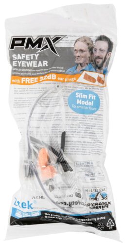 Pyramex PYS2510SNDP Mini ZTEK Combo Youth Women Clear Lens Polyca