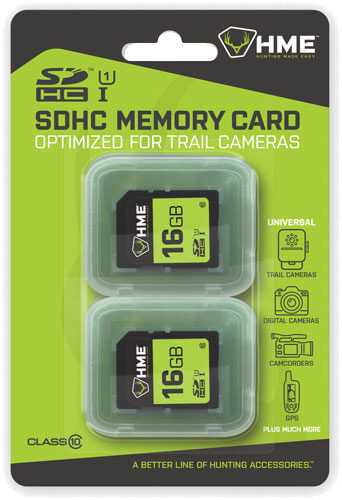 HME 16GB SDHC Memory Card 2/ct