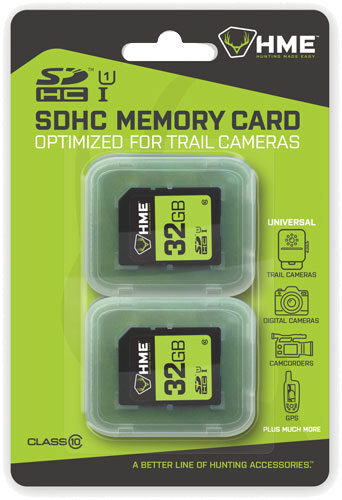 HME 32GB SDHC Memory Card 2/ct