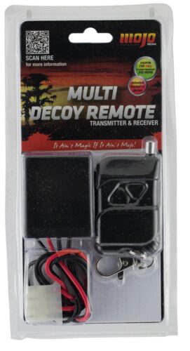Mojo Outdoors HW2444 Multi Decoy Remote Kit Black Compatible With