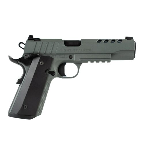 Tisas 10100538 1911 Night Stalker Full Size 9mm Auto 9+1 5 Steel