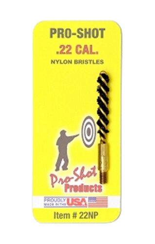 Pro-Shot 22NP Bore Brush  .22 Cal Pistol #8-32 Thread Nylon Brist