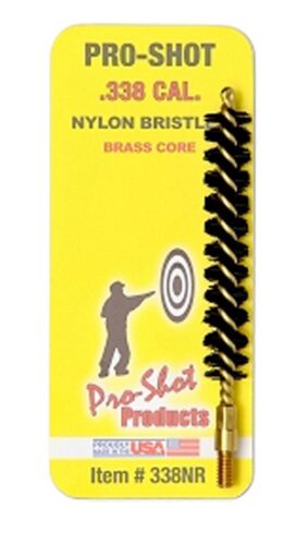 Pro-Shot 338NR Bore Brush  .338 Cal Rifle #8-32 Thread Nylon Bris