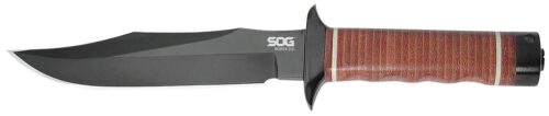 S.O.G SOGS1TL Bowie 2.0 6.40 Fixed Plain Clip Point Black Hardcas