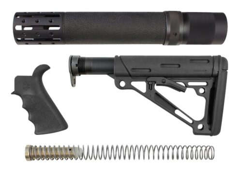 Hogue 15078 OverMolded Stock Kit Black Synthetic for AR-15, M16 I
