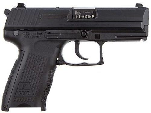 HK 81000041 P2000 V3 Full Size Frame 9mm Luger 13+1, 3.66 Black S
