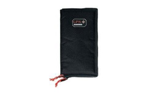 GPS Bags 1265PS Pistol Sleeve  Large Black Nylon with Locking Zip