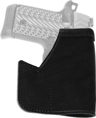 Galco PRO436B Pocket Protector  Black Leather Fits Ruger LCP/Kel-