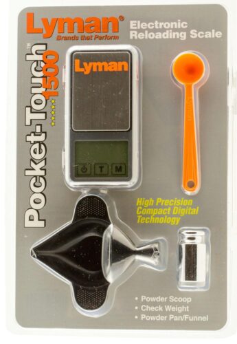 Lyman 7750725 Pocket Touch Reloading Scale 1 Multi-Caliber 1500 G