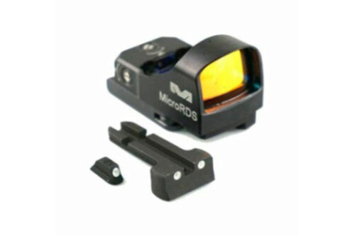 Meprolight USA 88070504 MicroRDS  Black  23x17mm 3 MOA Red Dot Re