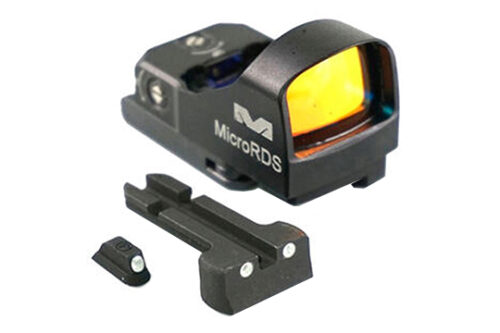 Meprolight USA 88070502 MicroRDS  Black 23x17mm 3 MOA Red Dot Ret
